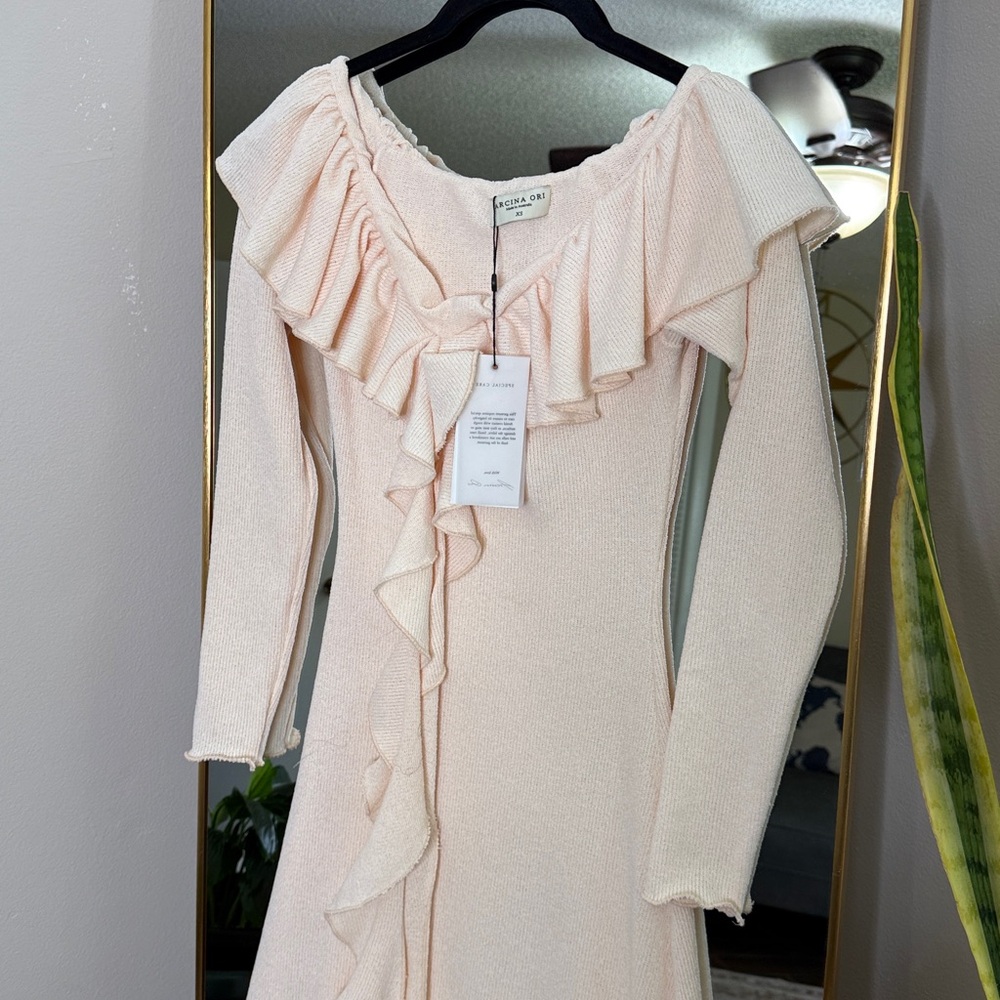 Arcina Ori Mila Crème Maxi Dress NWT - Picture 17 of 17